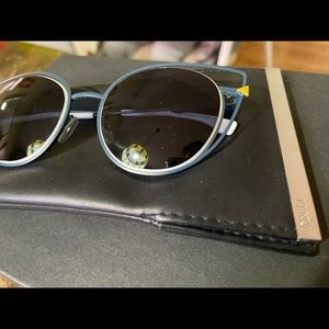 Fendi cat eye sunglasses with case